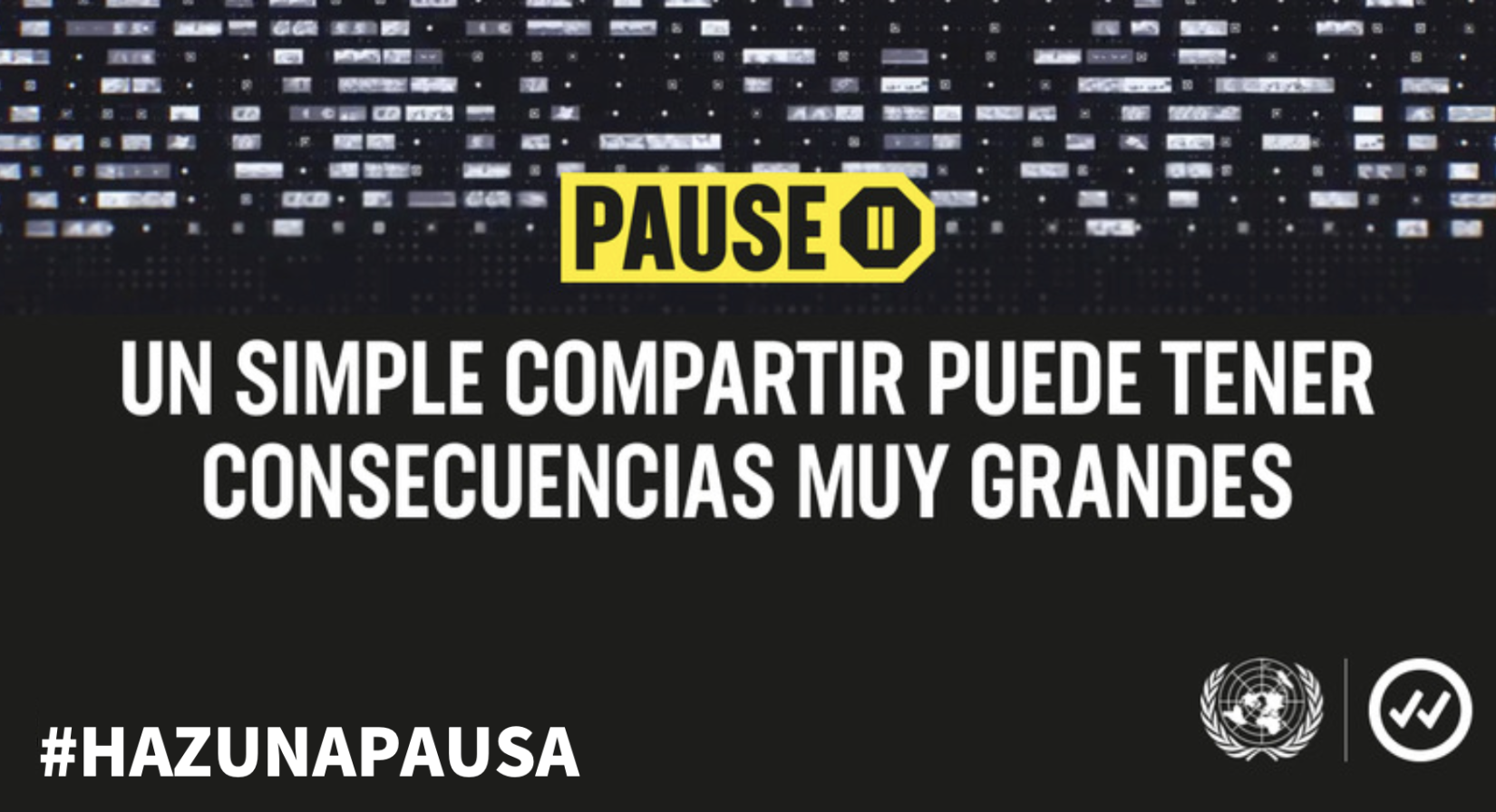 Pausa, un sumple compartir puede tener consecuencias muy grandes