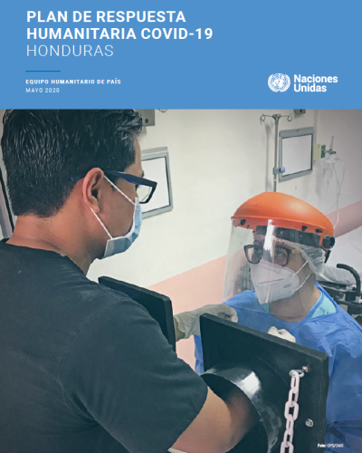 Portada del Plan de Respuesta Humanitaria COVID-19 Honduras