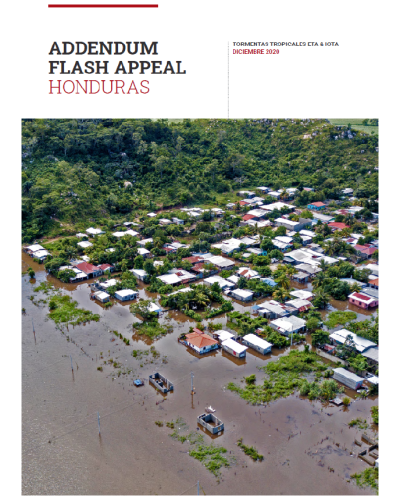 Portada Addendum Flash appeal Honduras